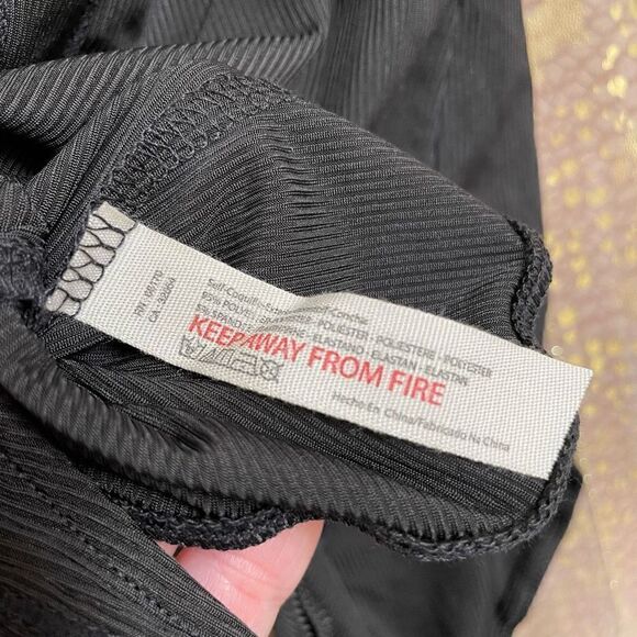 Intimately Free People Black Ribbed Thong Back Bodysuit, S - Picture 6 of 6